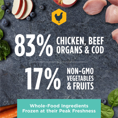 Instinct Raw Frozen Bites Puppy Frozen Dog Food - Cage-Free Chicken - 3lb Bag